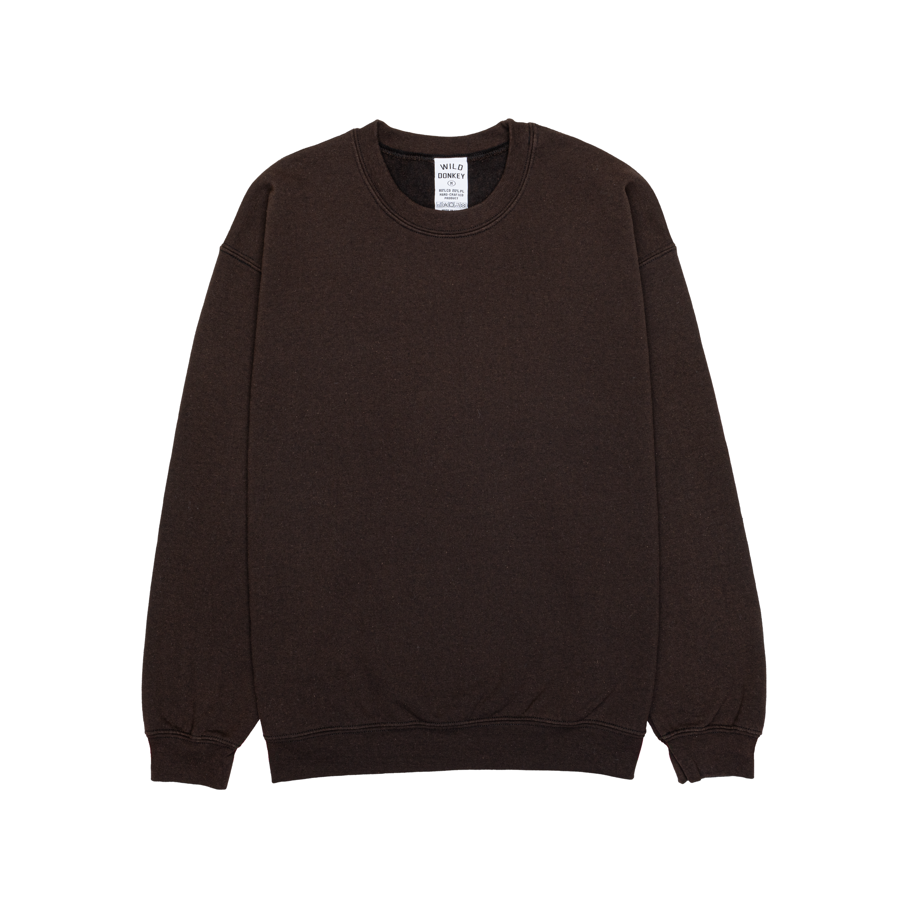 Brown Wild Donkey Embroidered Sweatshirt