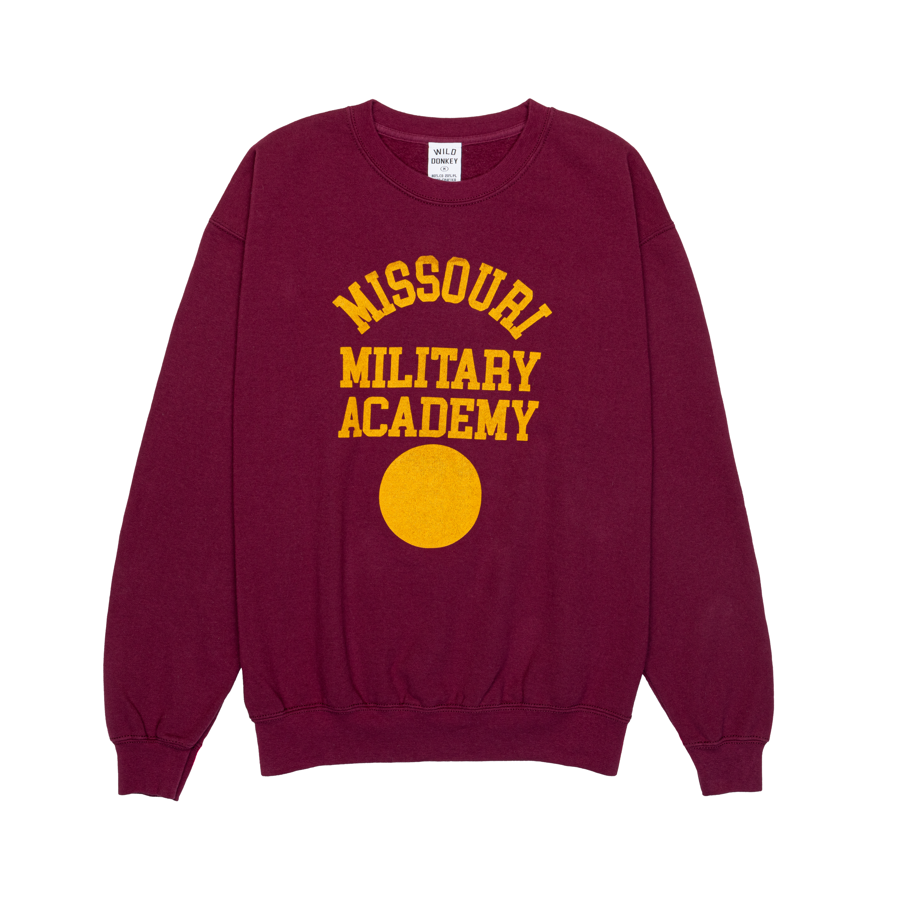 Burgundy Missouri Print Sweatshirt