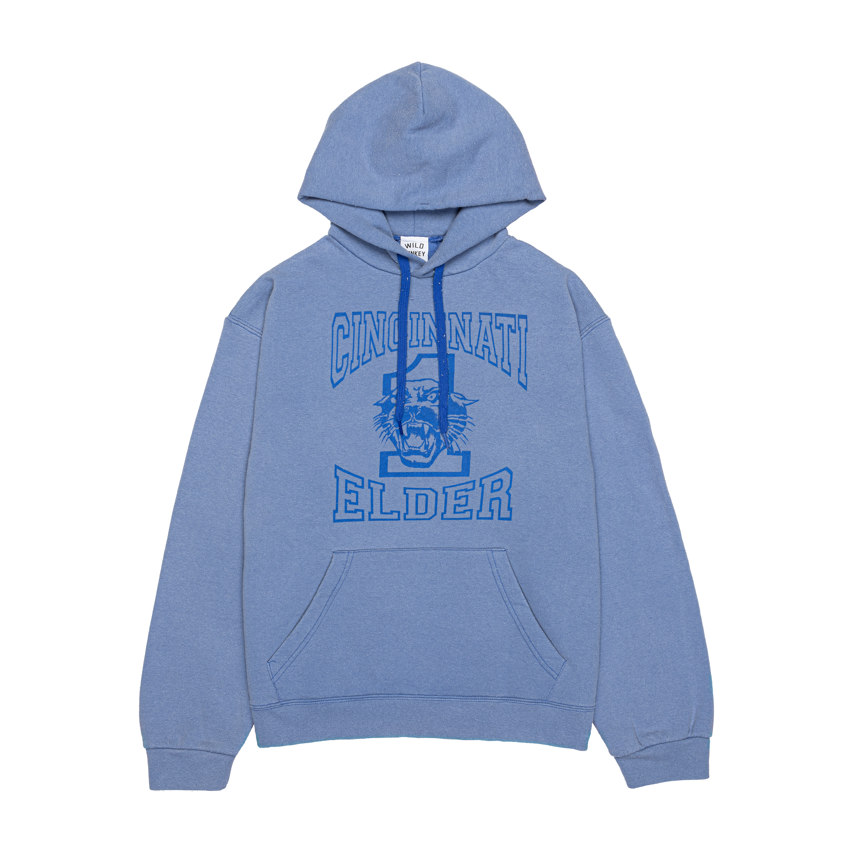 Blue Cincinnati Elder Print Hoodie