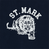Navy St. Mark Print Sweatshirt