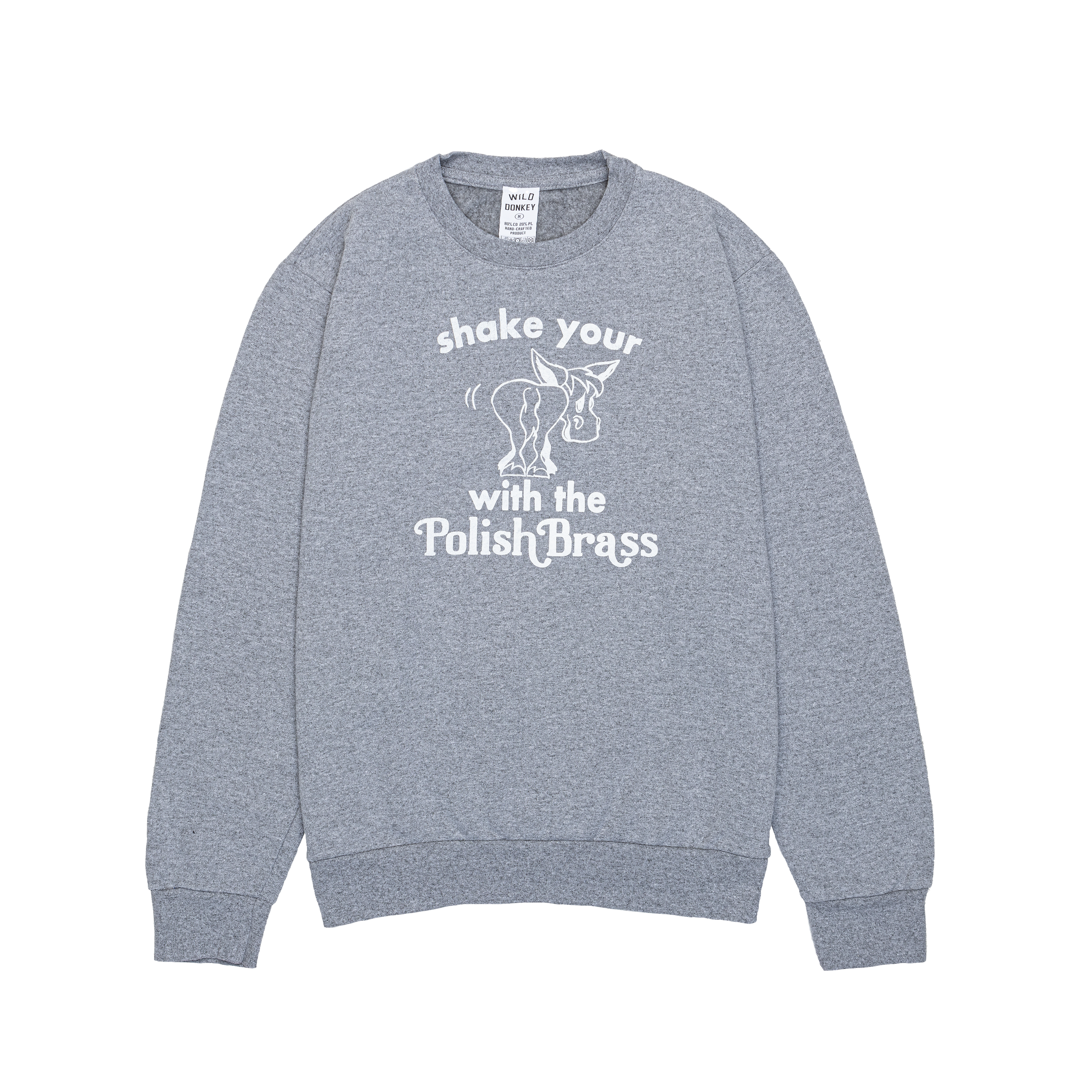 Grey Donkey Print Sweatshirt