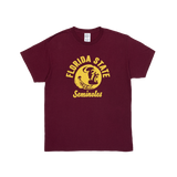 Maroon Florida State Seminoles Printed T-shirt