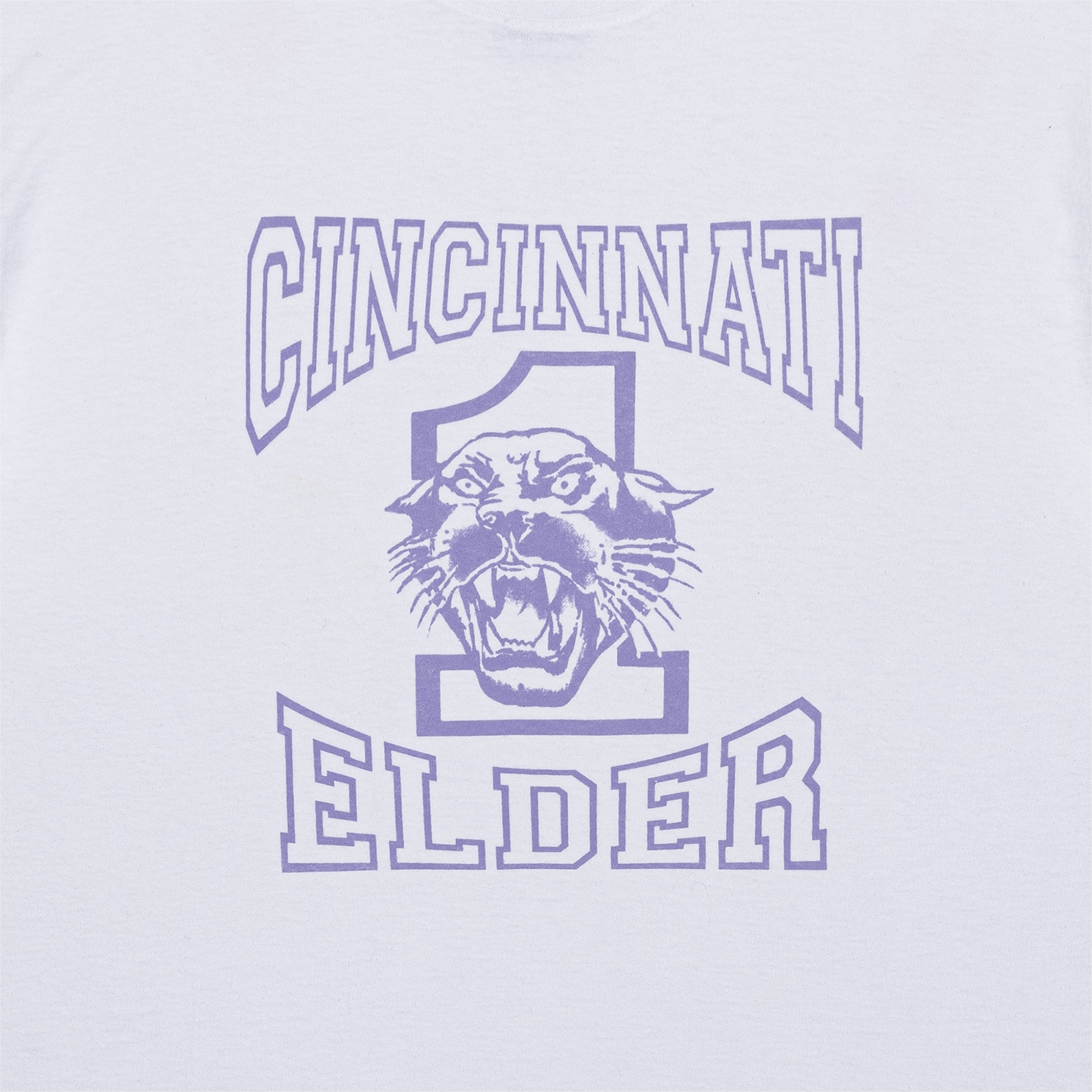 White Cincinnati Graphic Print T-shirt