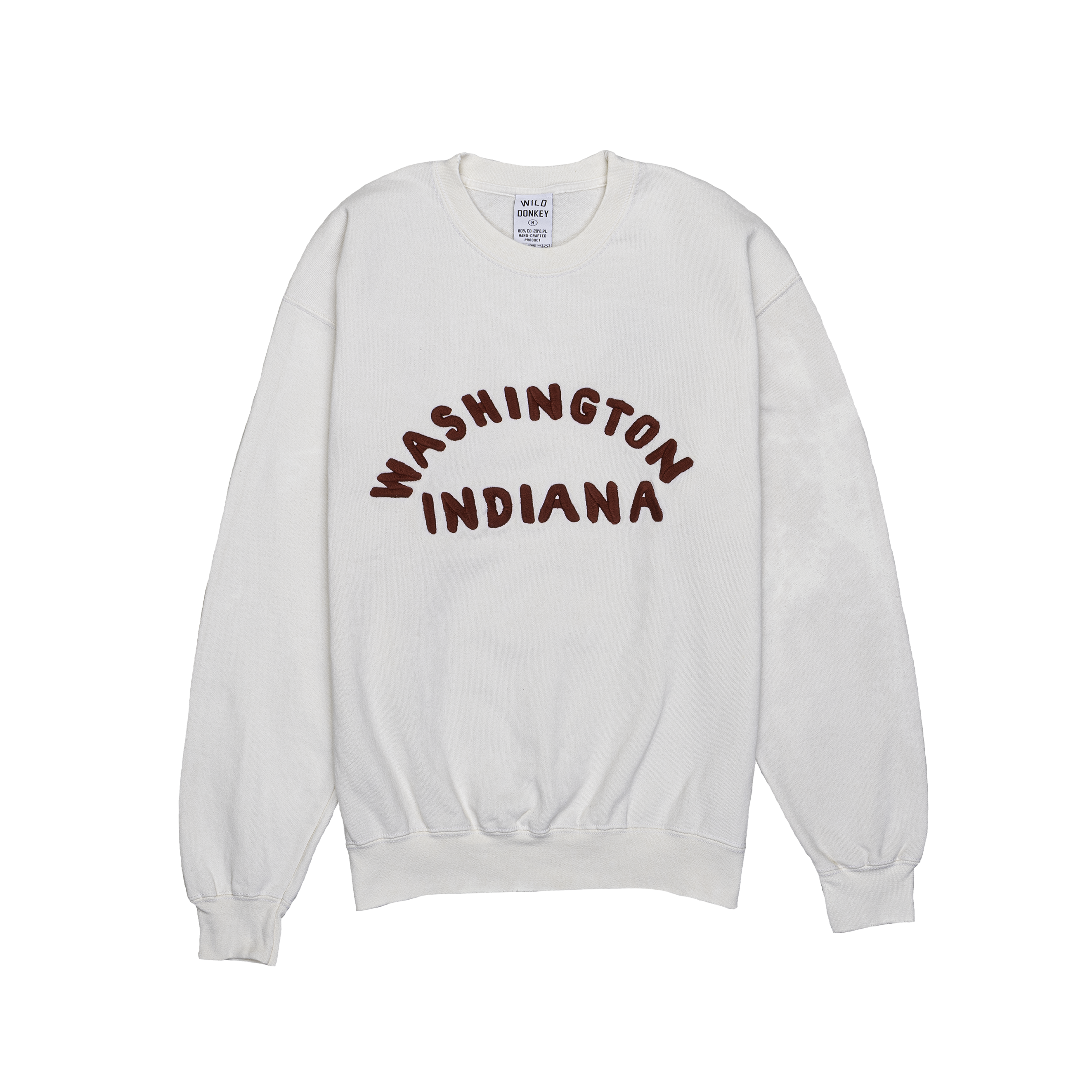 Off-White Washington Indiana Embroidered Sweatshirt