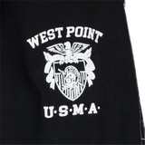 Black West Point Logo Print Sweatpants