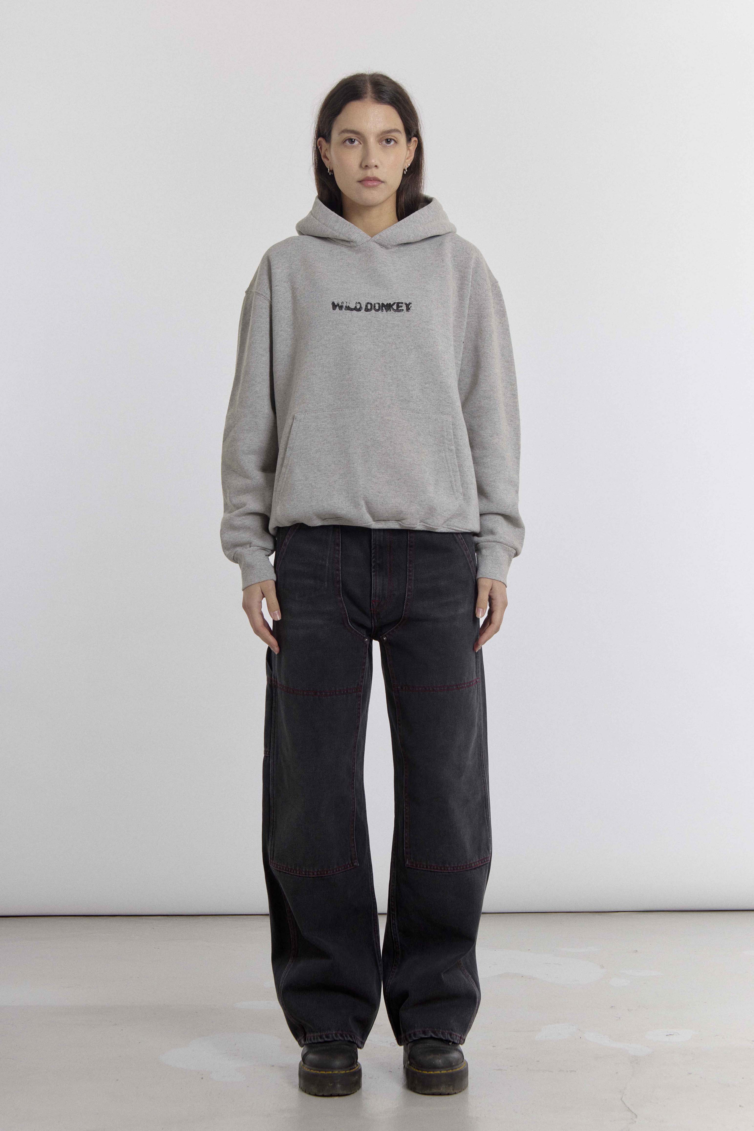 パーカー・フーディ Wild Donkey Melange Blue Cotton Sweatshirt Wild Donkey | Hoodie | Dakota – FEINFRACHT