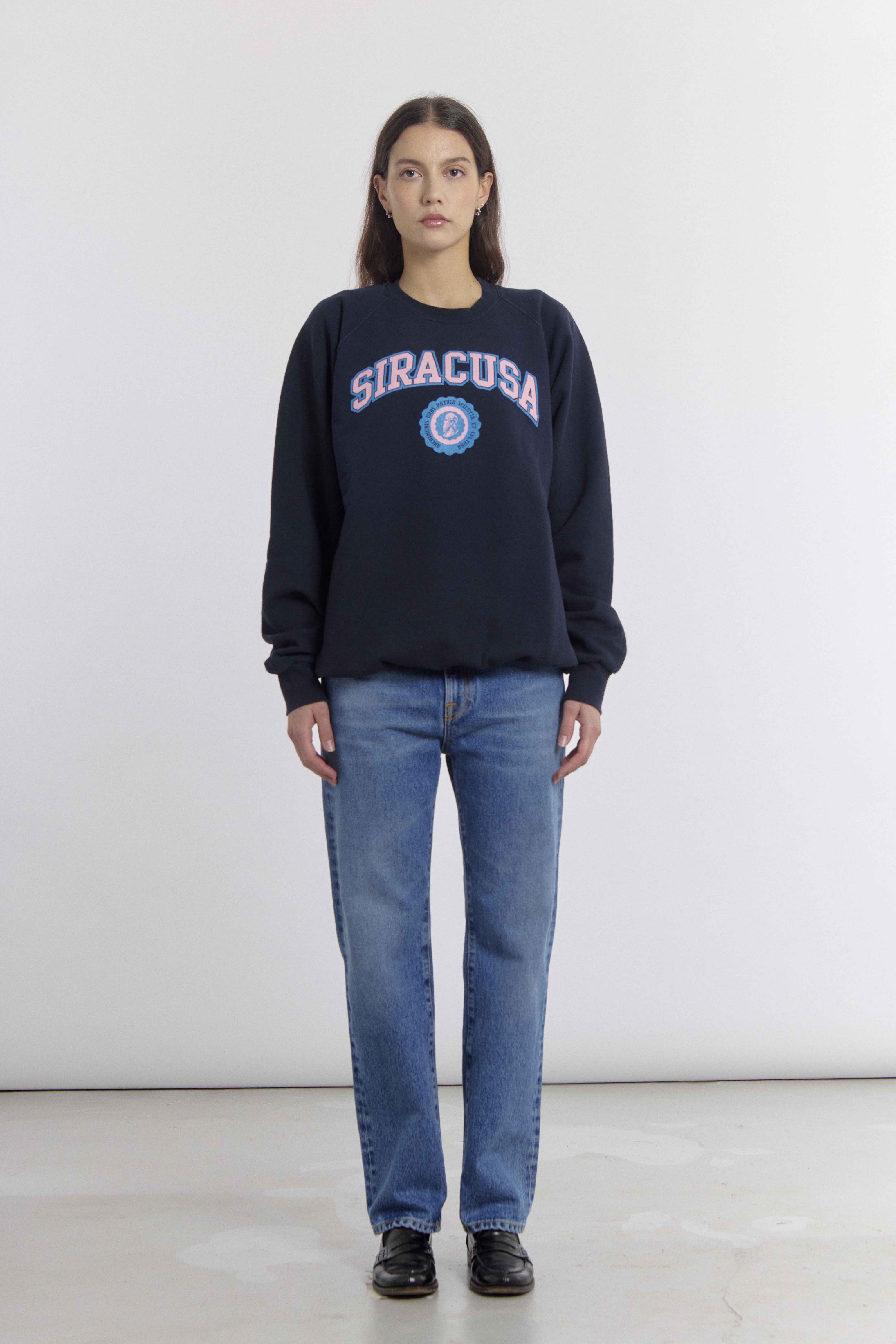 【関税&送料込】Wild Donkey Melange Blue Cotton Sweatshirt Wild Donkey Melange Blue Cotton Sweatshirt | italist, ALWAYS