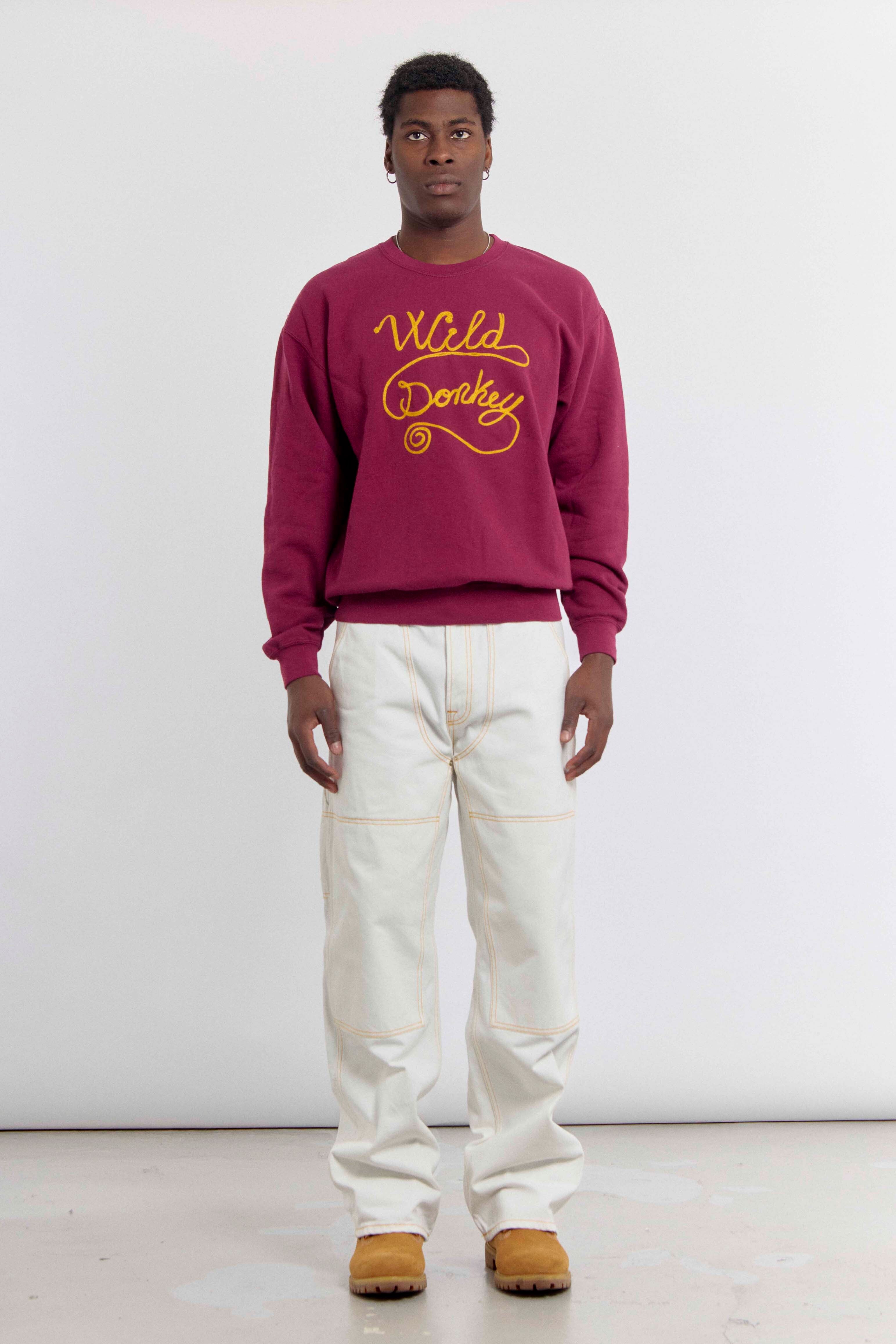 スウェット・トレーナー Wild Donkey Unisex Varsity Sweatshirt FG-VARSITY-WD043D マルチカラー Wild Donkey(ワイルドドンキー) スウェット