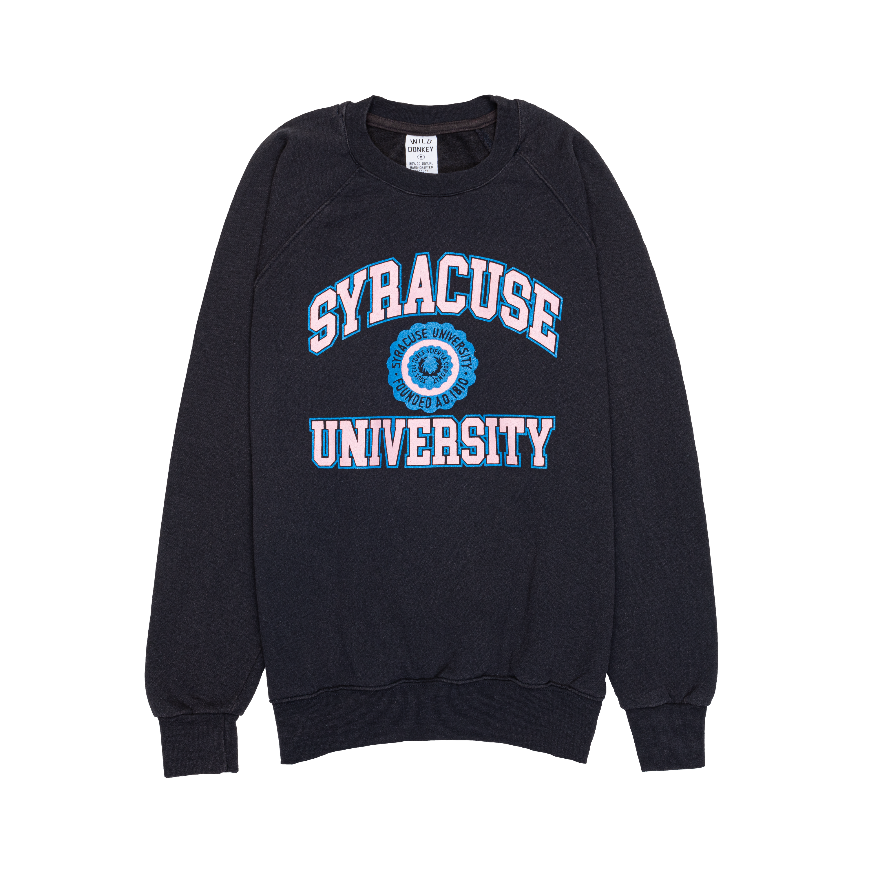 Navy Syracuse Print Sweatshirt