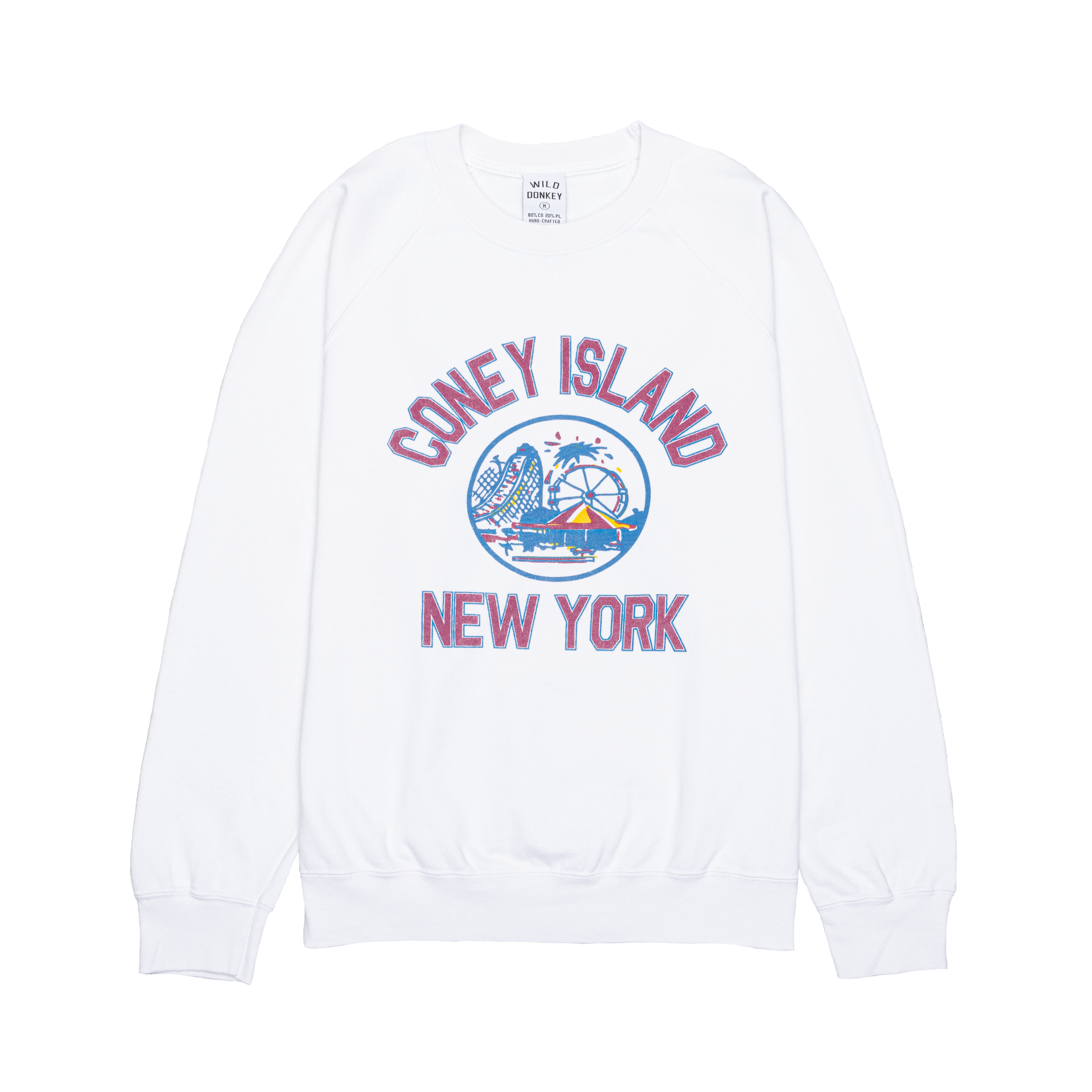 White Coney Island Logo Sweatshirt