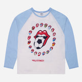 Wild Donkey X Rolling Stones Long Sleeve T-Shirt White